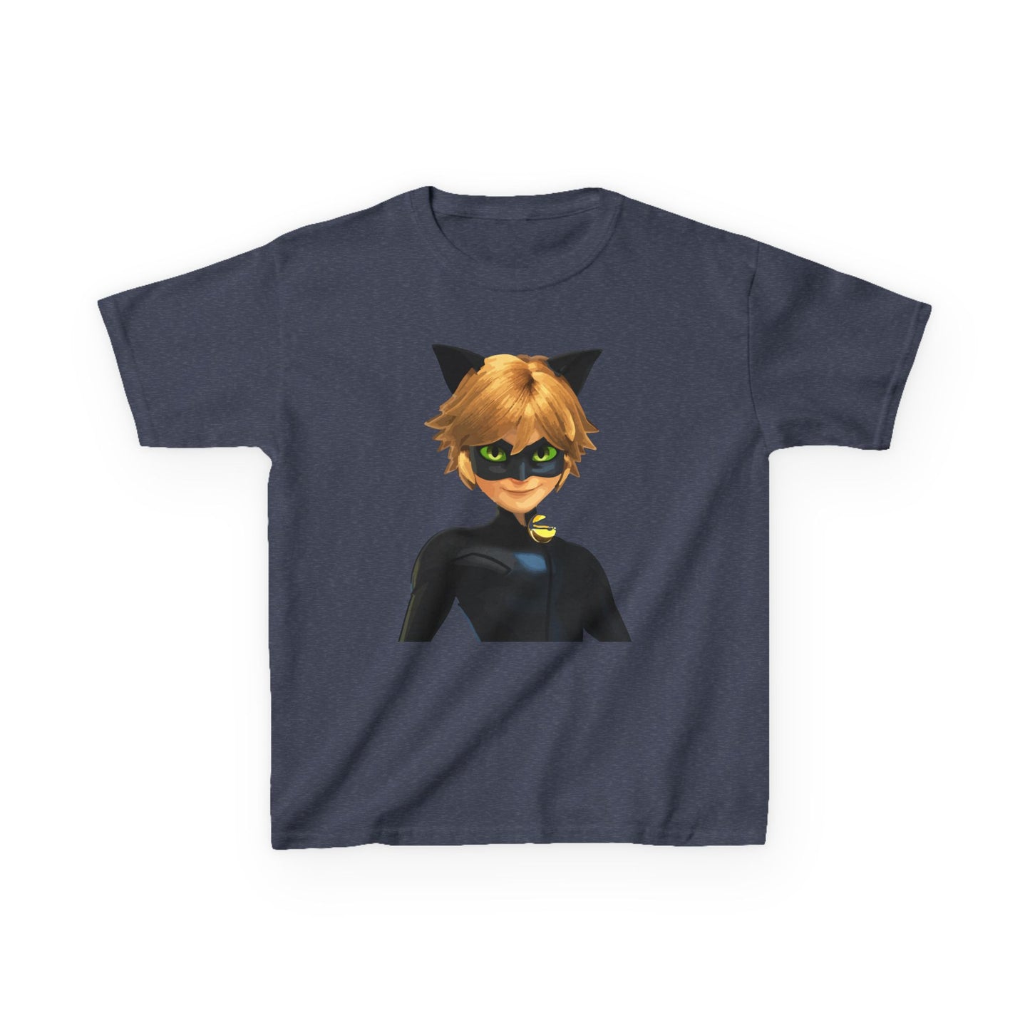 Kids Cat Superhero Tee, Cartoon Shirt, Children's Birthday Gift, Fun Playwear, Gift for Kids, Cat Lover Gift
