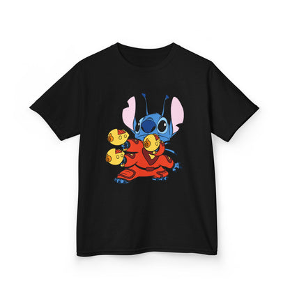 Whimsical Cartoon Kids Tee, Fun Graphic Tee, Birthday Gift, Playful T-Shirt, Holiday Apparel, Cute Kids Clothing