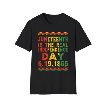 Juneteenth Independence Day T-Shirt, Softstyle Tee, Celebration Apparel, Black History Month, Gift for Activists, Unique Statement Shirt