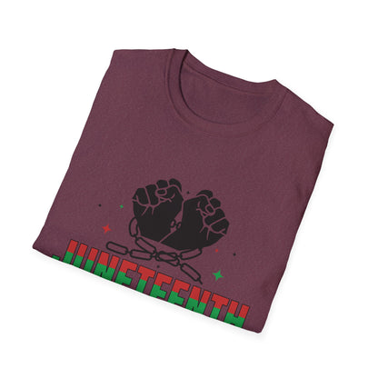 Juneteenth Freedom T-Shirt, Celebrate Freedom Tee, Unisex Graphic Shirt, African American History Apparel, Souvenir Gift for Juneteenth