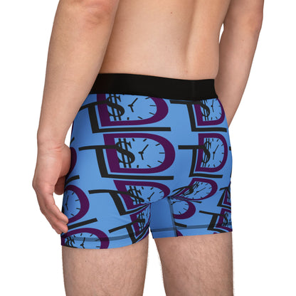 Men's Boxers with Bold Time Design - Comfortable and Stylish Underwear for Everyday Wear