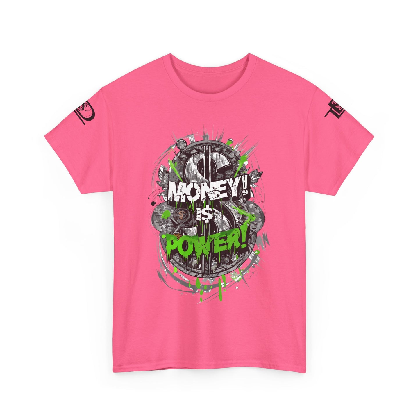 Money Power Unisex Heavy Cotton Tee | Statement Shirt, Motivational Apparel, Gift for Him, Streetwear, Casual T-Shirt