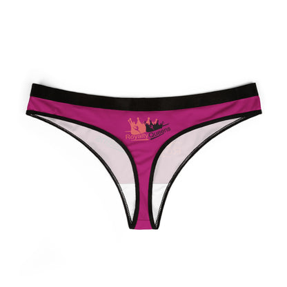 Royalty Queens Women's Thongs - Fun, Comfortable, and Empowering Lingerie, Bridal Gifts, Birthday Surprises, Bachelorette Party Essentials