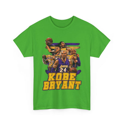 Kobe Bryant Tribute Unisex Heavy Cotton Tee - Basketball Legend Shirt