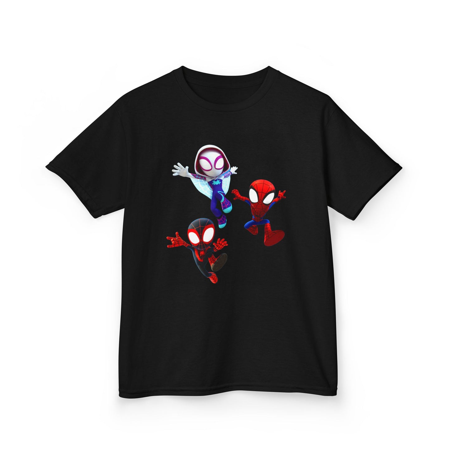 Kids Superhero Adventure Tee, Kids Birthday Gift, Fun Playwear, Spiderman Costume Shirt, Cartoon Character T-Shirt, Summer Outfit