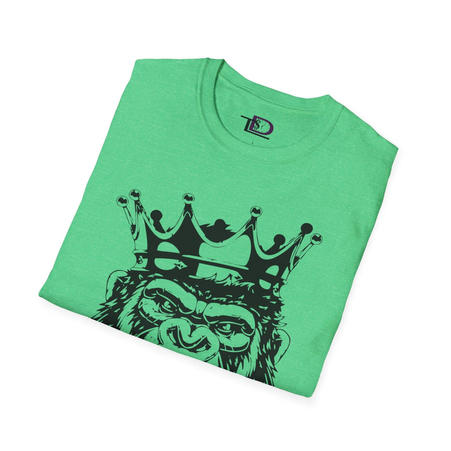 King Status Gorilla T-Shirt | Unisex Softstyle Tee for Casual Wear