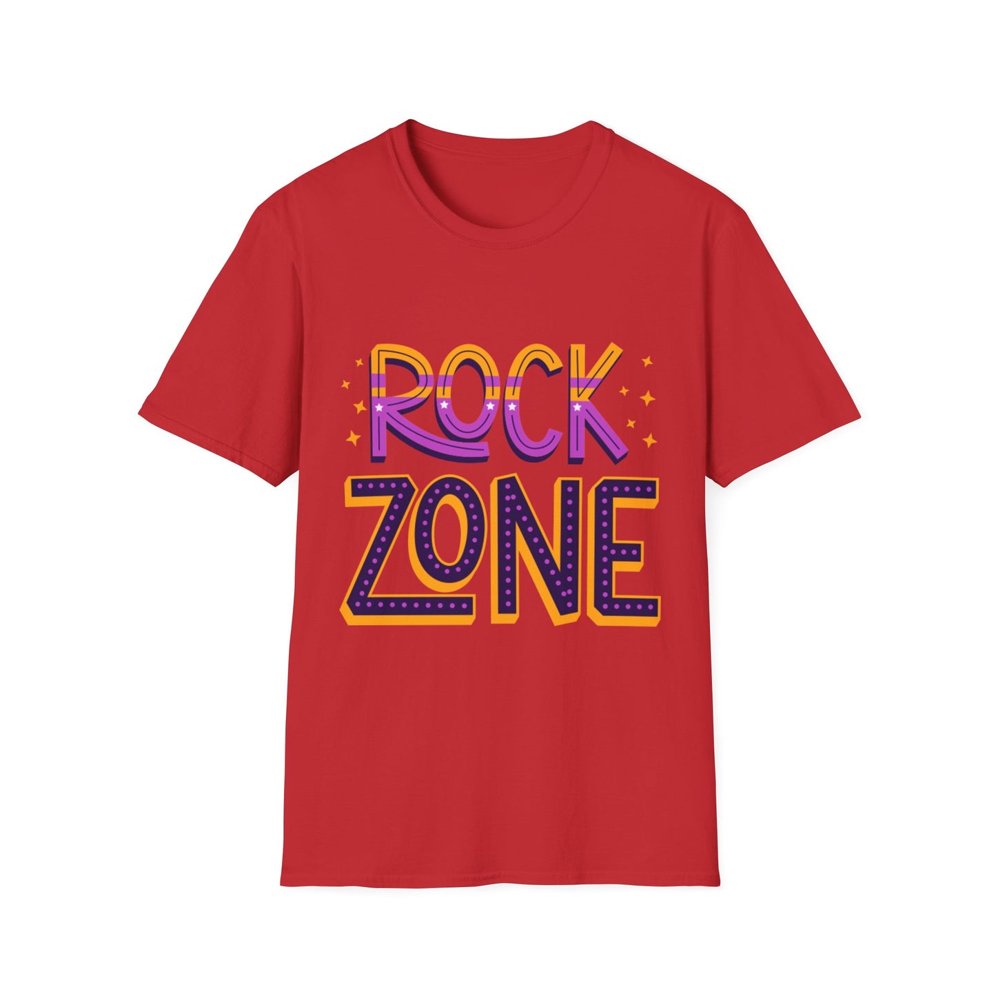Rock Zone Unisex Softstyle T-Shirt, Music Lover Tee, Concert Outfit, Festival Wear, Birthday Gift, Casual Style