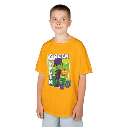Kids Green Goblin Tee - Fun Halloween T-Shirt for Kids