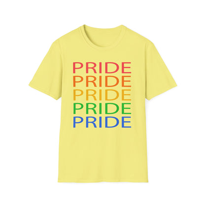 Pride Celebration Unisex T-Shirt | LGBTQ+ Pride Tee, Rainbow Pride Shirt, Equality Apparel, Gift for Pride Month