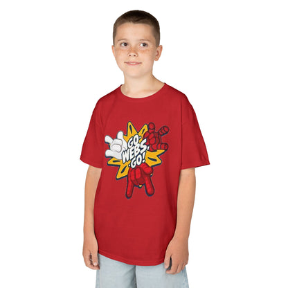 Kids Superhero Graphic Tee - Go Webs Go!