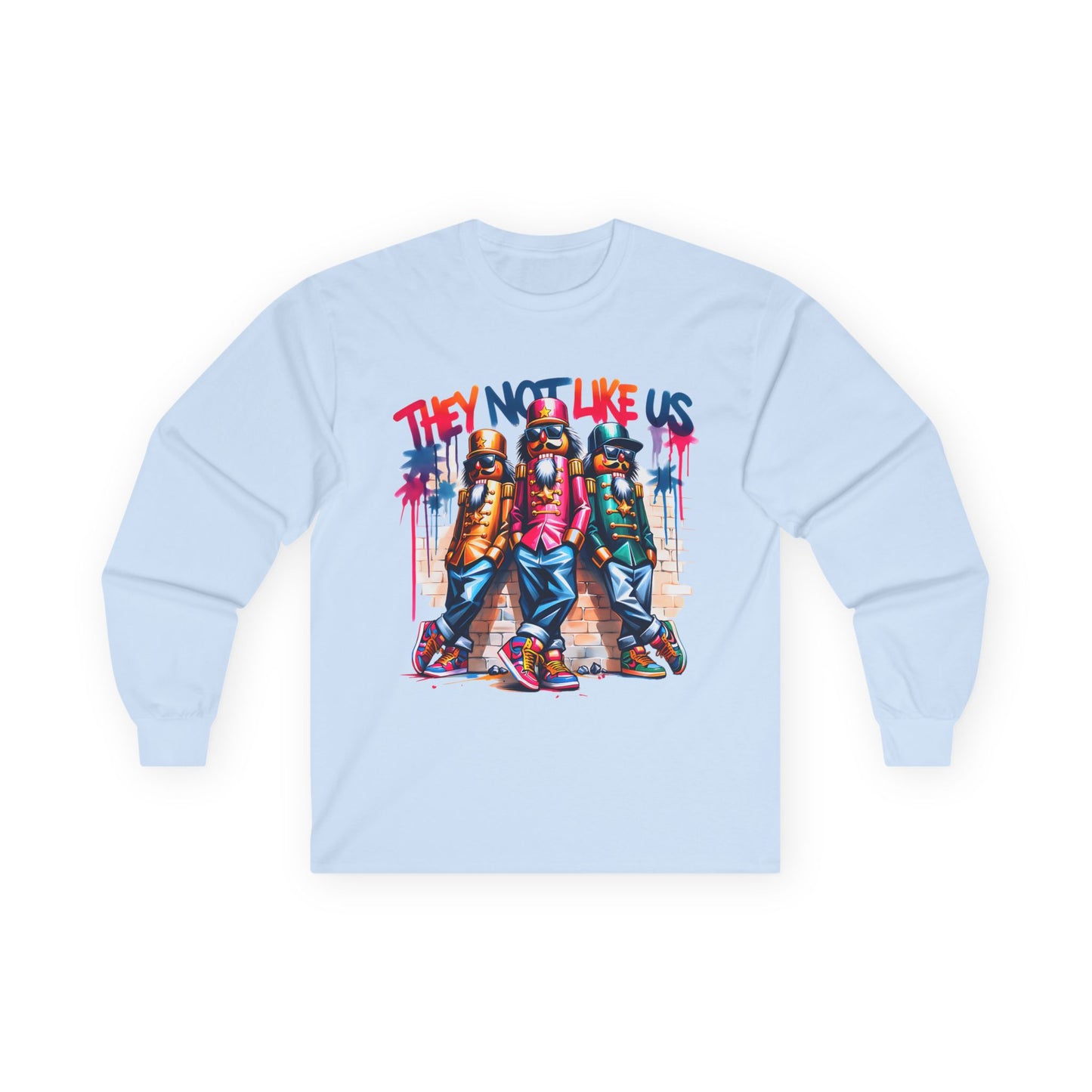 “They Not Like Us” Urban Streetwear Long Sleeve Tee