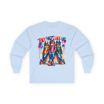 “They Not Like Us” Urban Streetwear Long Sleeve Tee