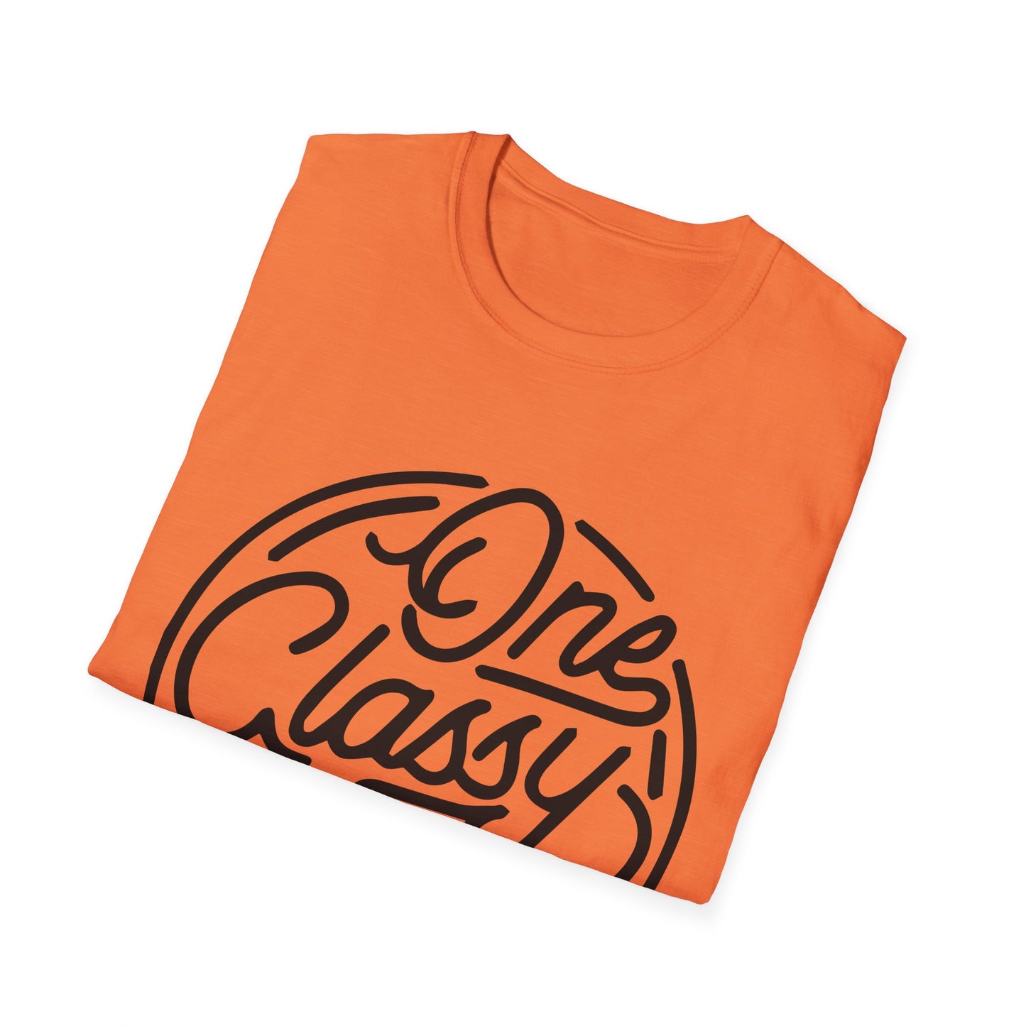 One Classy Bitch Unisex Softstyle T-Shirt - Chic and Playful Statement Tee