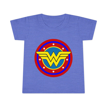 Wonder Woman Toddler T-Shirt, Superhero Tee, Kids Birthday Gift, Toddler Outfit, Superhero Apparel