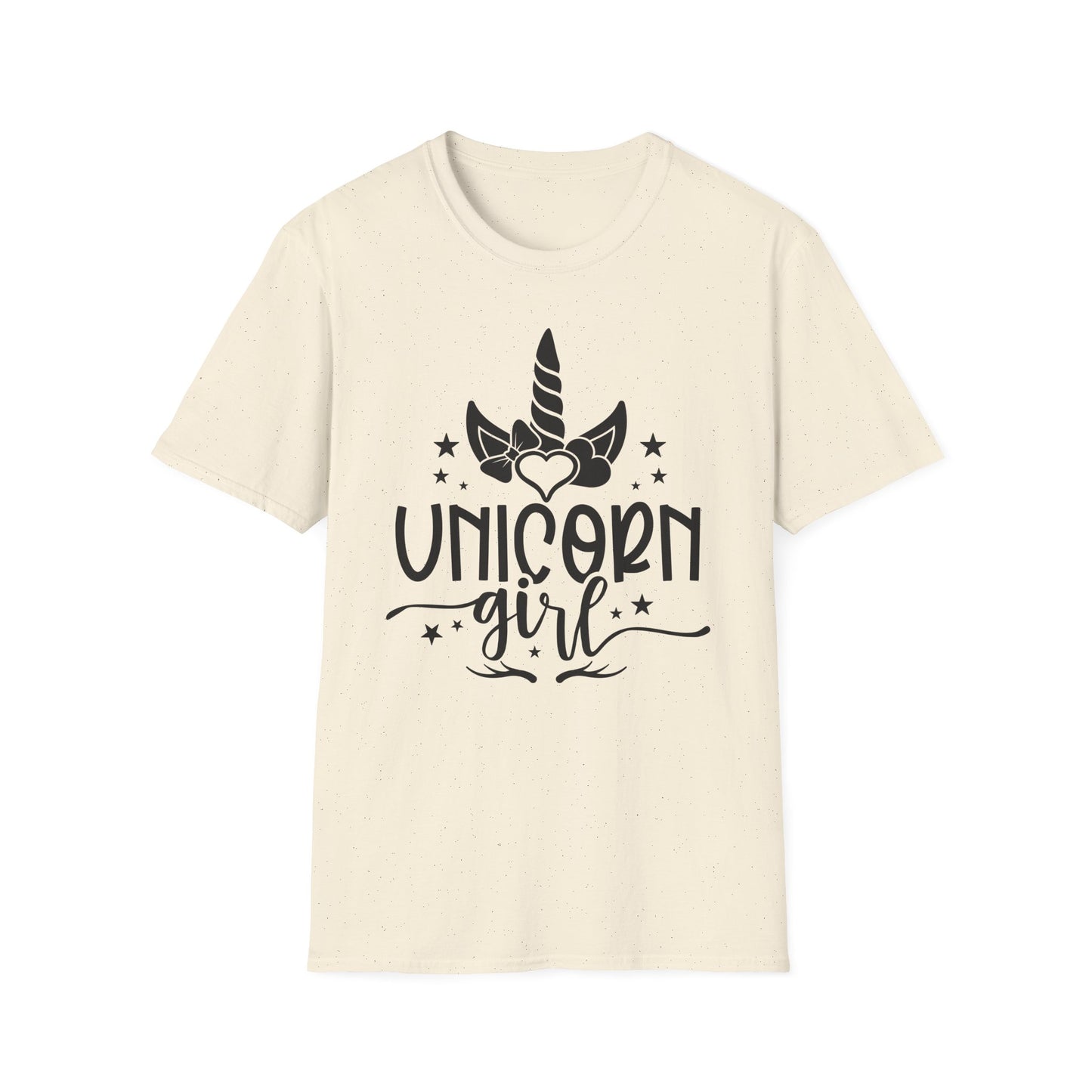 Unicorn Girl Softstyle T-Shirt for Kids & Teens - Cute Fantasy Tee