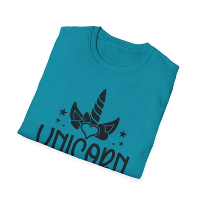 Unicorn Girl Softstyle T-Shirt for Kids & Teens - Cute Fantasy Tee