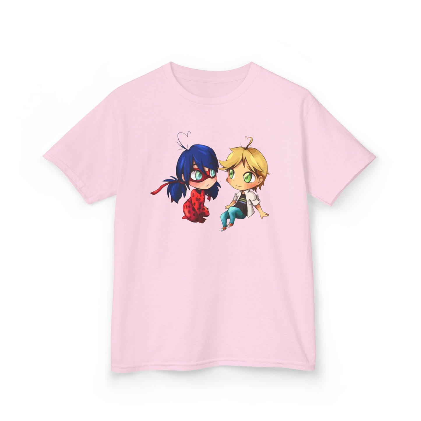 Kids Cute Chibi Characters Tee, Lightweight T-Shirt for Playtime, Gifts for Boys & Girls, Cartoon Lover Apparel, Birthday Outfit