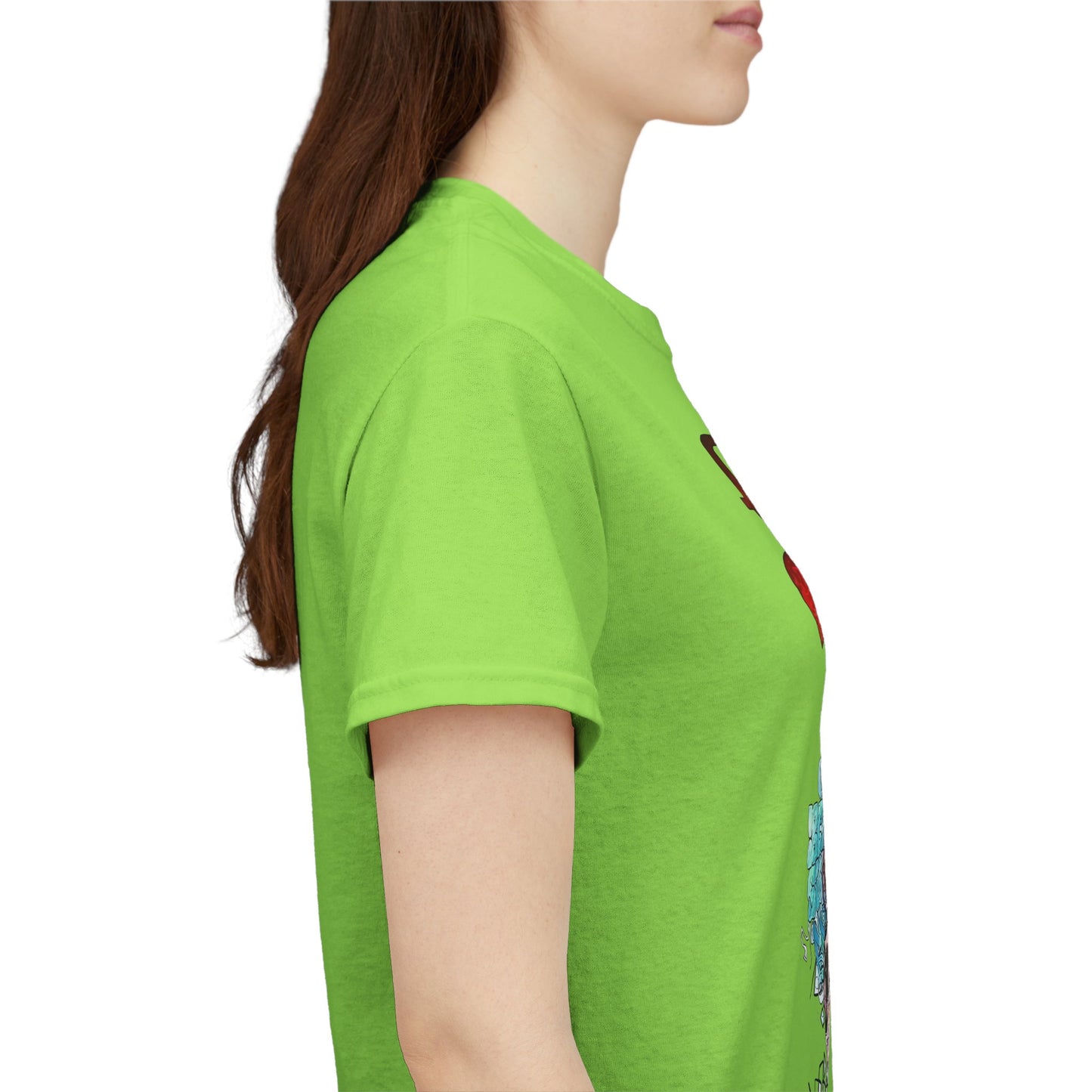 Harley Quinn Inspired Unisex Heavy Cotton Tee - Bold Graphic Design