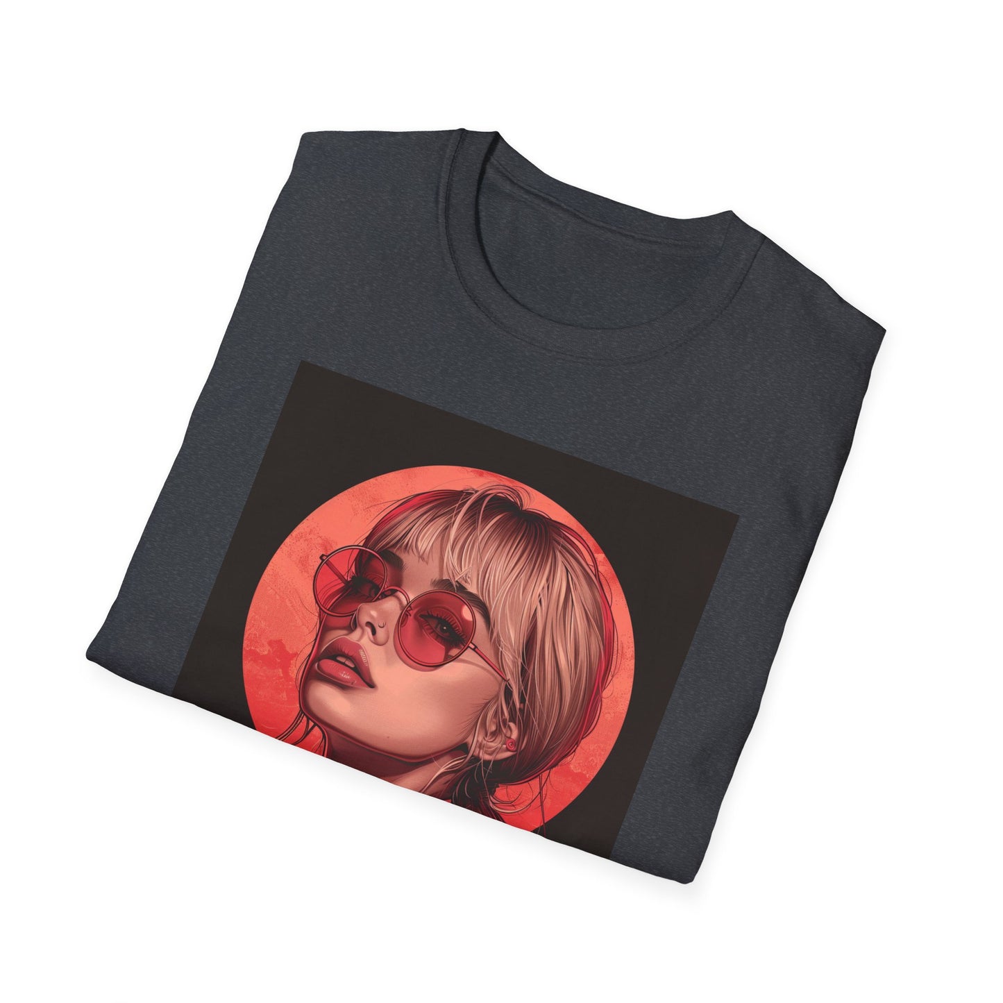 Retro Chic Graphic T-Shirt with Stylish Artwork