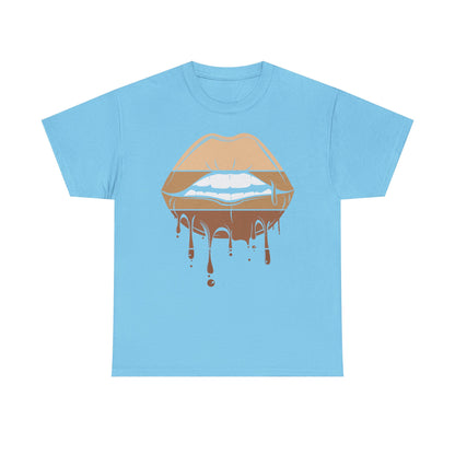 Chic Bold Lip Graphic Tee - Unisex Heavy Cotton