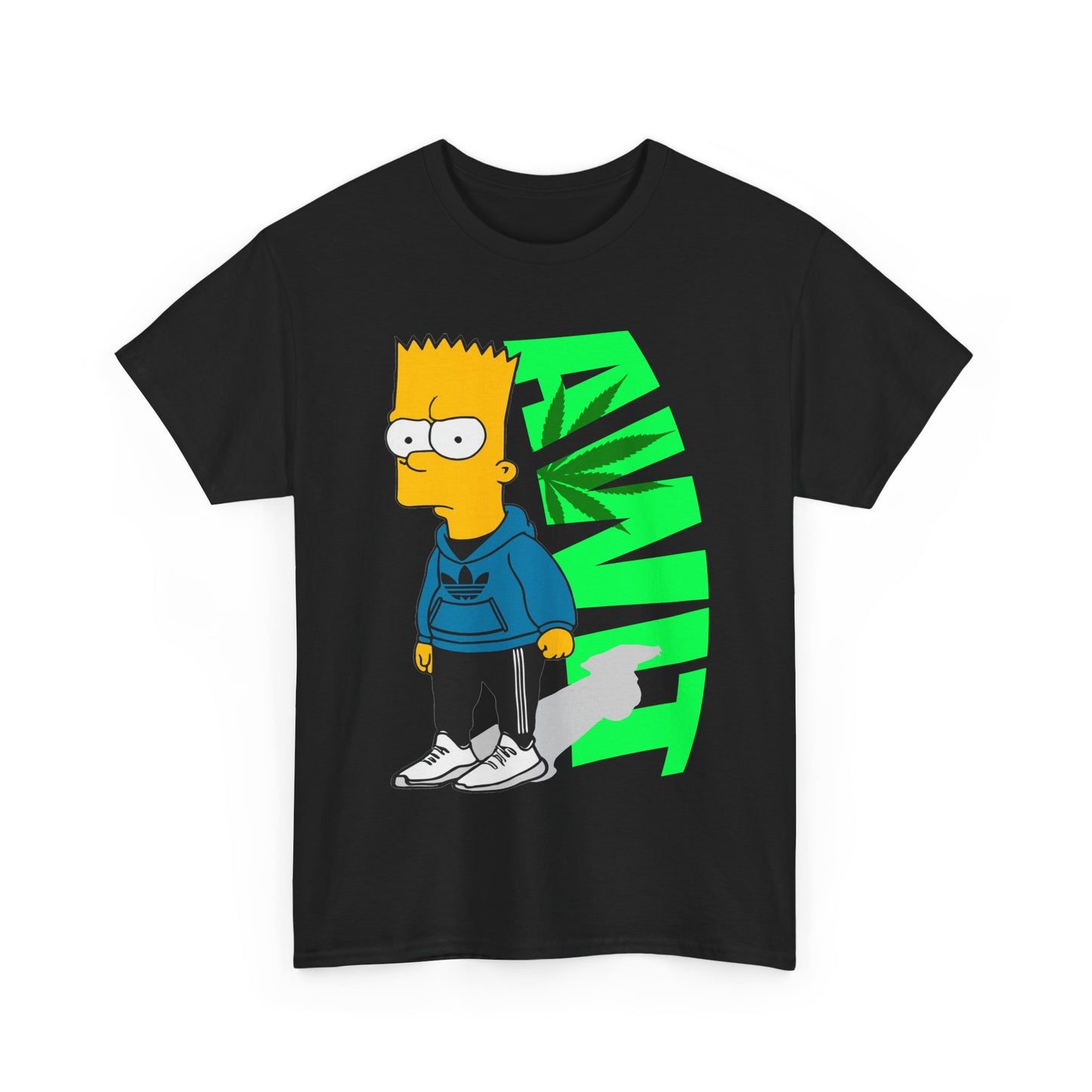 Bart Simpson Cannabis Vibe Unisex Heavy Cotton Tee