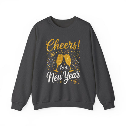 Cheers to a New Year Sweatshirt — New Year’s Eve Celebration Crewneck