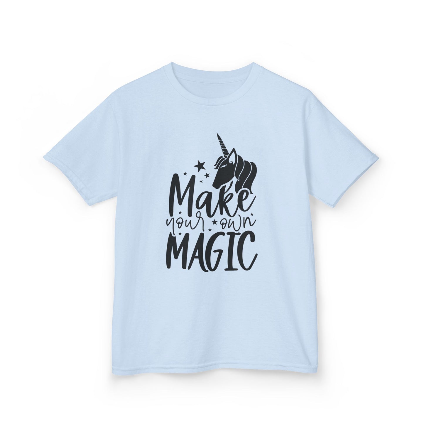 Kids Unicorn Magic Tee - 'Make Your Own Magic' Cotton Shirt