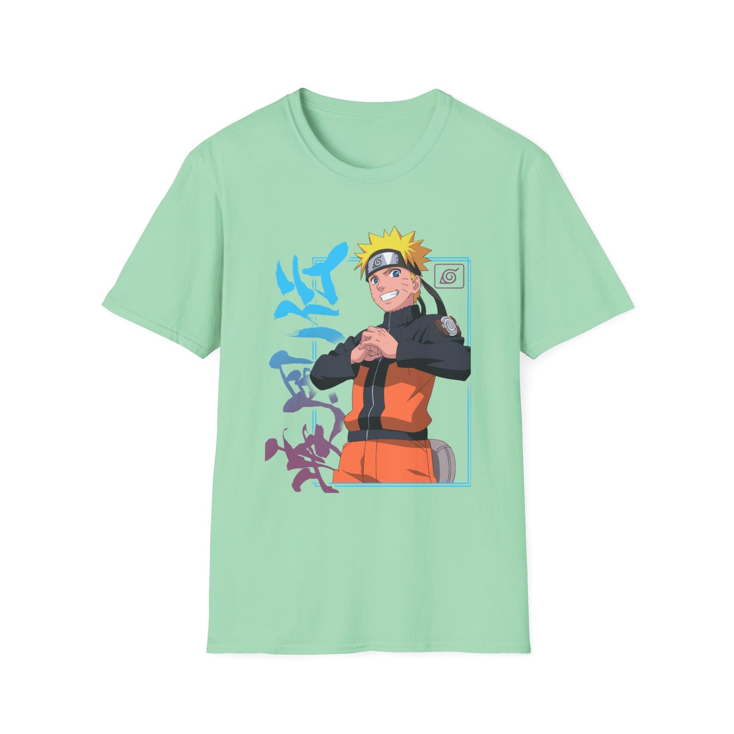 Anime-Inspired Unisex Softstyle T-Shirt - Naruto Design