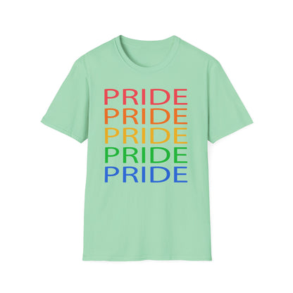 Pride Celebration Unisex T-Shirt | LGBTQ+ Pride Tee, Rainbow Pride Shirt, Equality Apparel, Gift for Pride Month