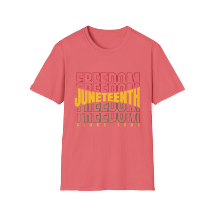 Juneteenth Freedom T-Shirt, Unisex Softstyle Tee, Celebrate Freedom, African American History, Independence Day Shirt, Gift for Activists