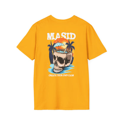Unisex Softstyle T-Shirt - 'Create Your Own Calm' & Anime Design