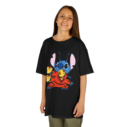 Colorful Kids Tee with Fun Cartoon Design