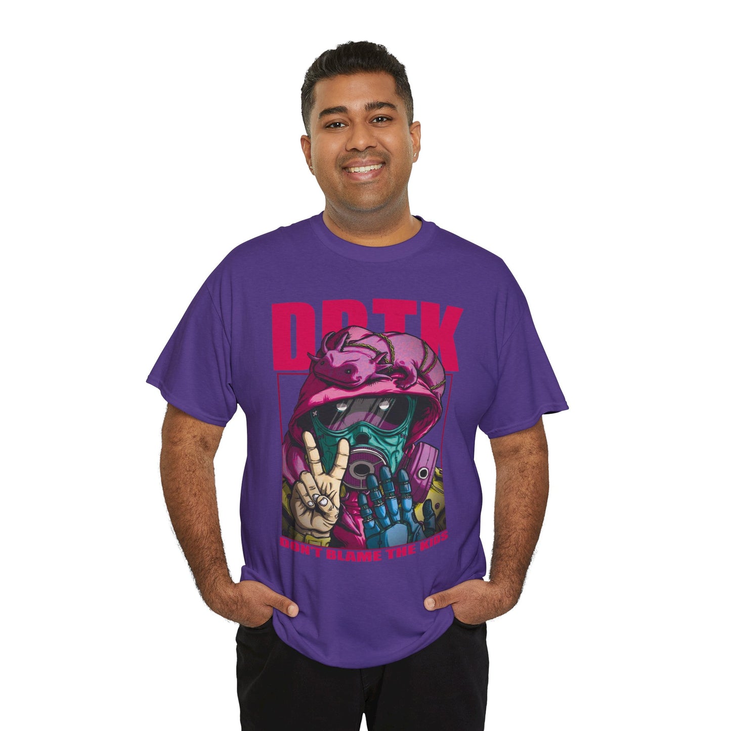 Unisex Heavy Cotton Tee - 'Don't Blame The Kids' Graphic T-Shirt for Trendy Streetwear Lovers