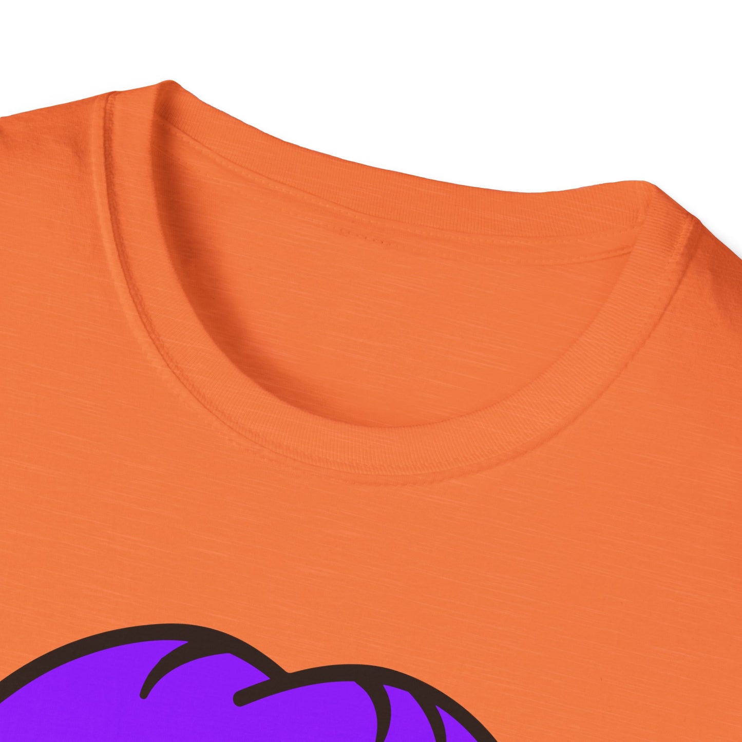 Pride Graphic Tee, Rainbow Mouth Design T-Shirt, Unisex Softstyle Shirt, LGBTQ+ Apparel, Fun Casual Wear, Birthday Gift