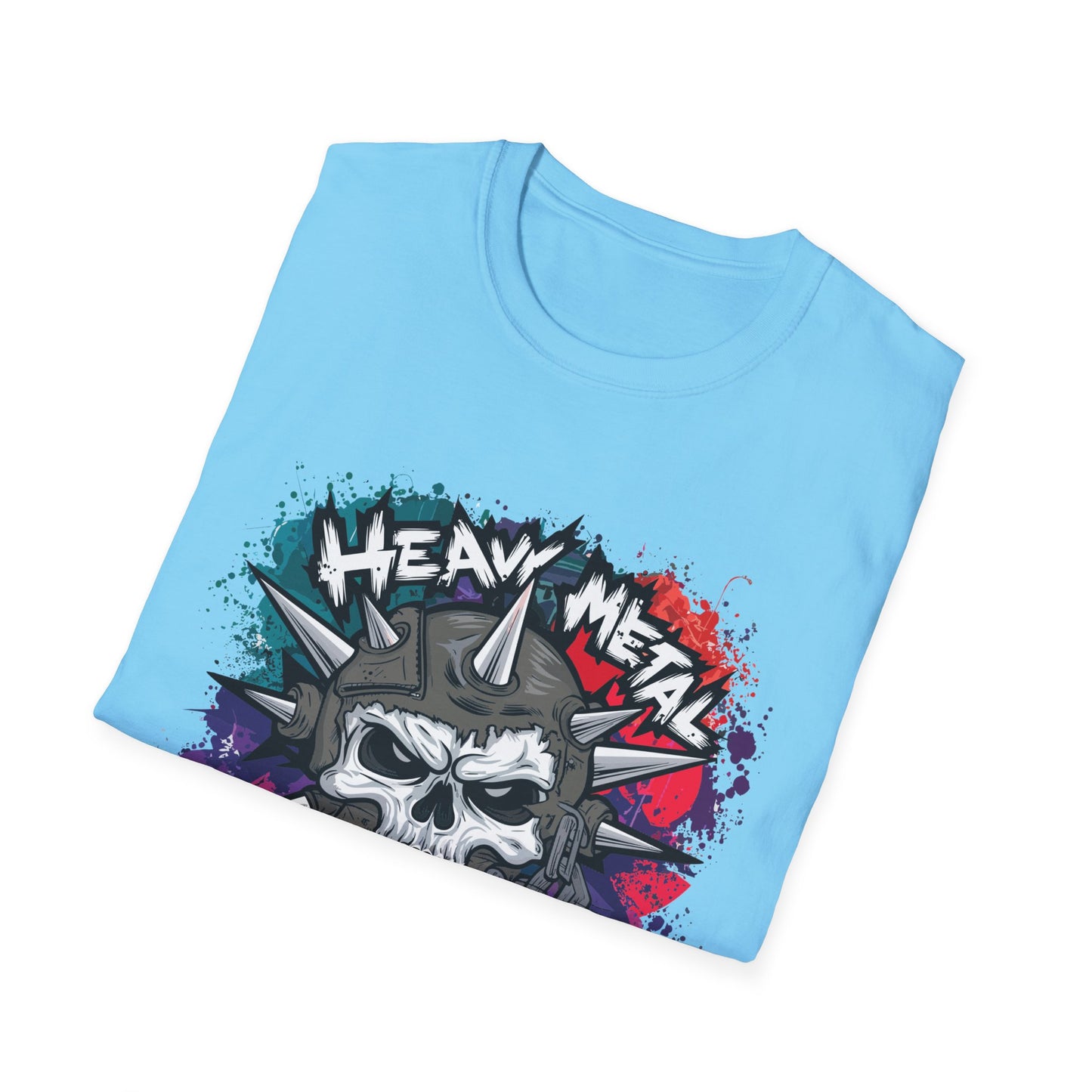Heavy Metal Kingz Unisex Softstyle T-Shirt, Rock Music Tee, Gift for Metalheads, Concert Apparel, Edgy Graphic Shirt
