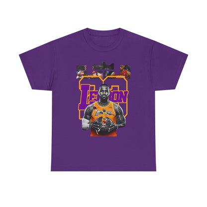 LeBron James Unisex Heavy Cotton Tee - Basketball Fan Apparel