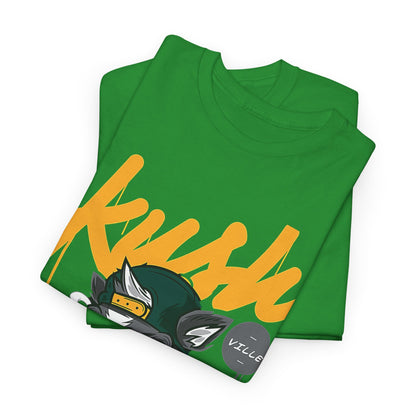 Kush Vibe Unisex Heavy Cotton Tee - Trendy Streetwear Graphic T-Shirt