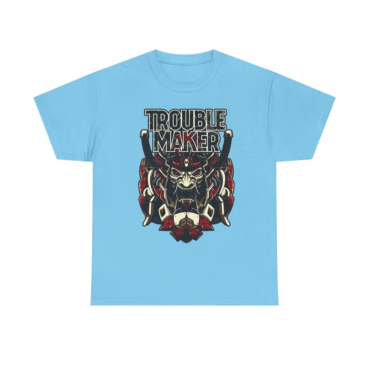 Trouble Maker Graphic Tee - Unisex Heavy Cotton Shirt for Rebels and Mischiefs