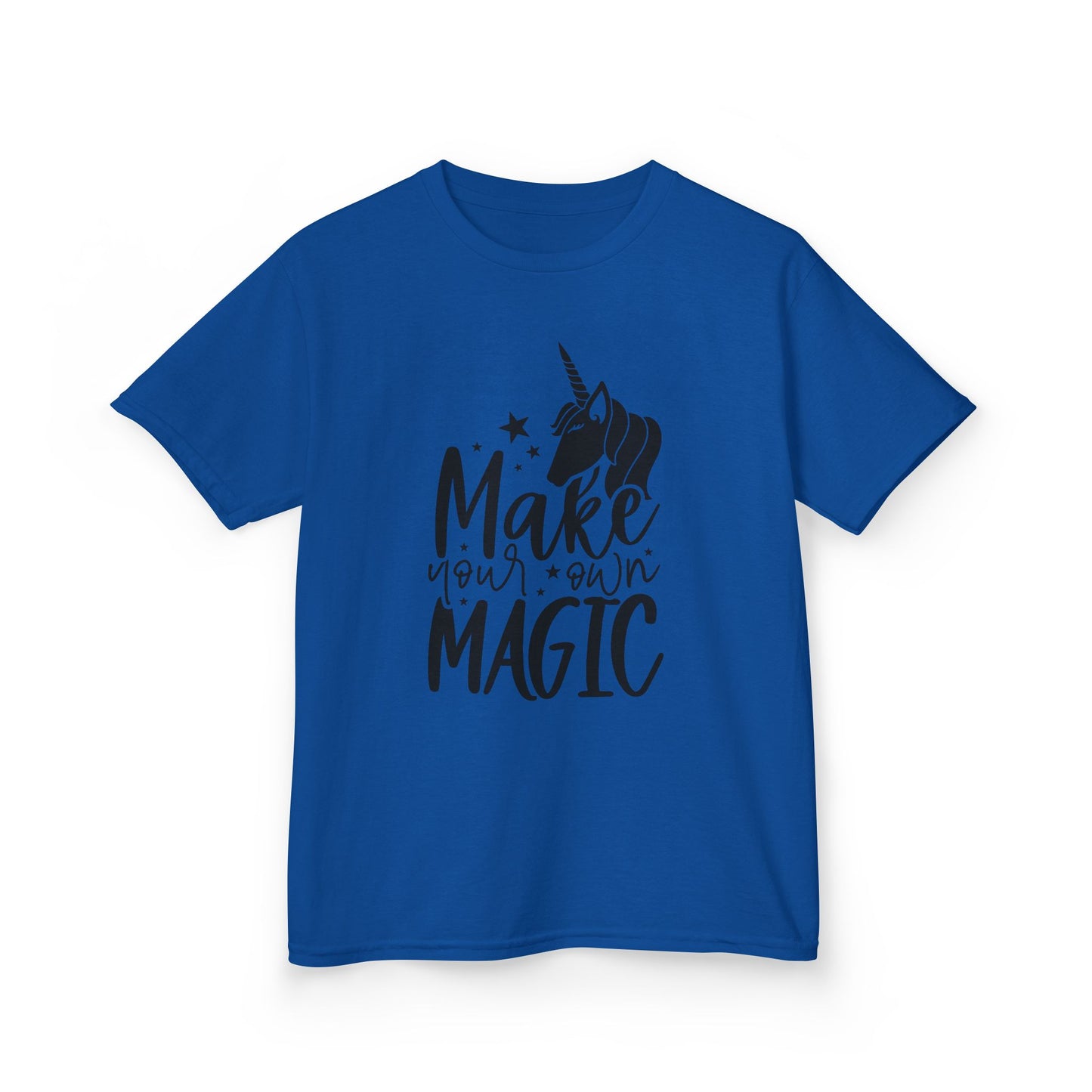 Kids Unicorn Magic Tee - 'Make Your Own Magic' Cotton Shirt