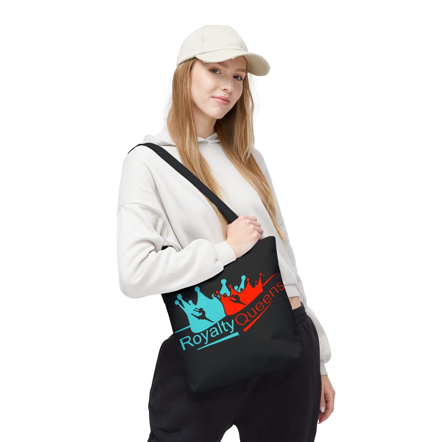 Royalty Queens Tote Bag - Stylish Dance Bag, Gift for Dancers, Reusable Grocery Tote, Unique Dance Accessories, Fashionable Beach Bag