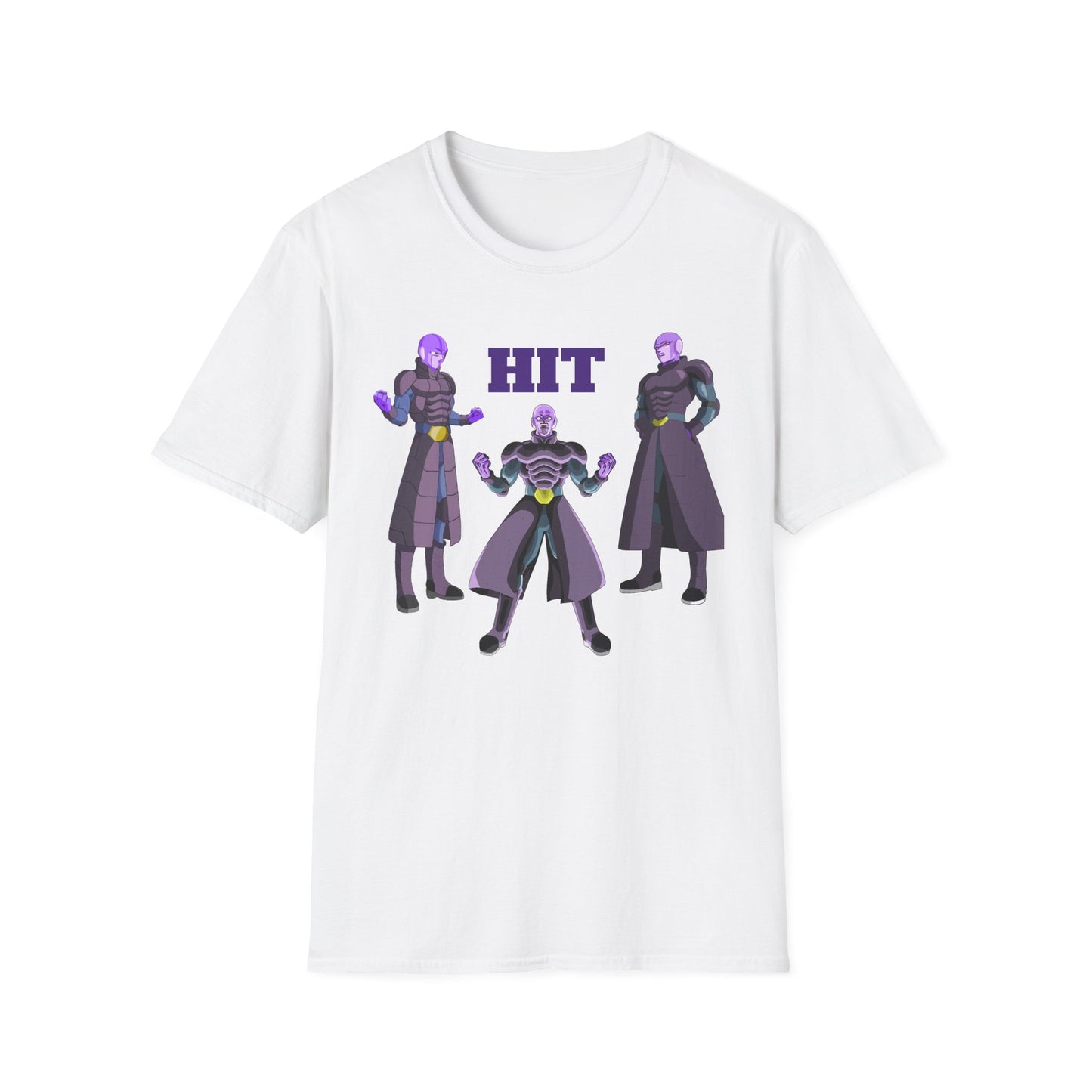 Unisex Softstyle T-Shirt - HIT Character Design for Anime Lovers
