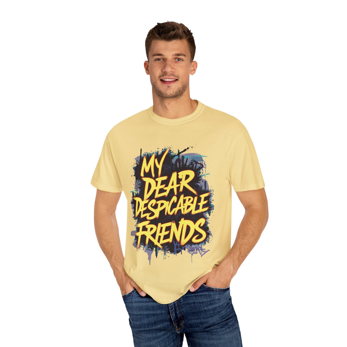 Despicable Friends Graphic Tee, Unisex T-Shirt, Casual Wear, Gift for Friends, Fun Statement Shirt, Graphic Tee for Fans