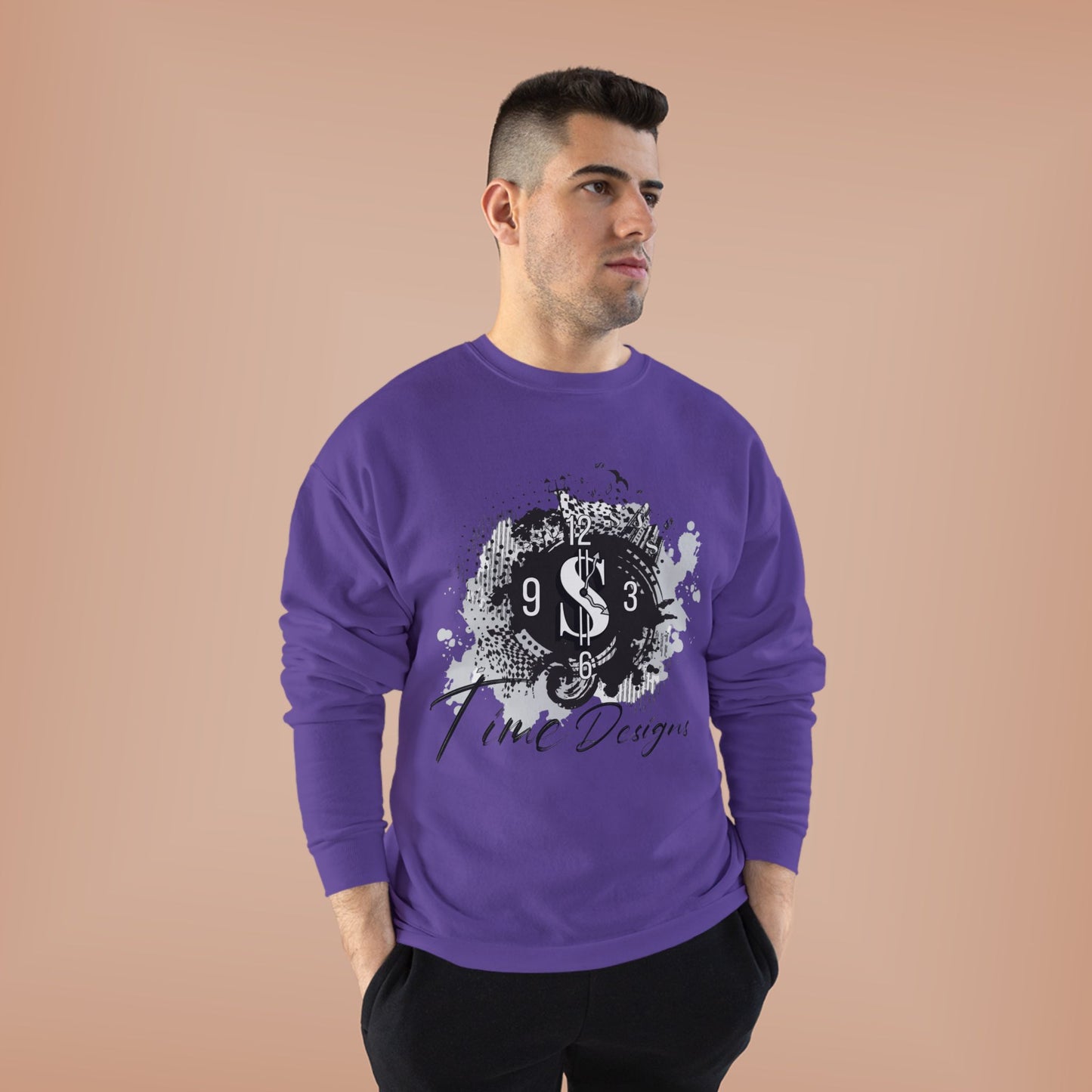 Unisex Eco-Friendly Graphic Crewneck Sweatshirt