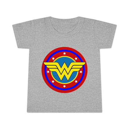 Wonder Woman Toddler T-Shirt, Superhero Tee, Kids Birthday Gift, Toddler Outfit, Superhero Apparel