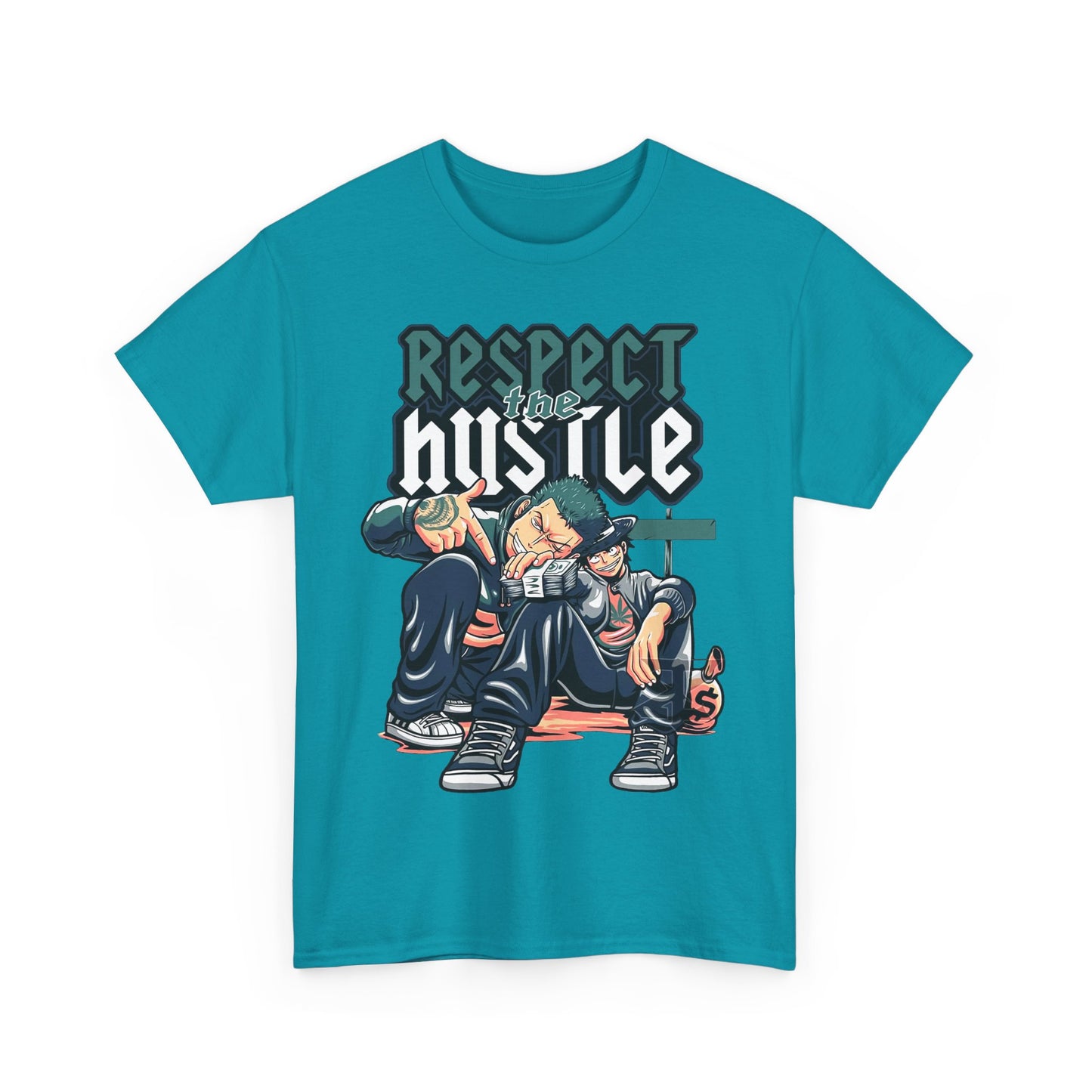 Respect the Hustle Unisex Heavy Cotton Tee - Streetwear Style Graphic Tee