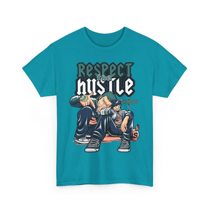 Respect the Hustle Unisex Heavy Cotton Tee - Streetwear Style Graphic Tee