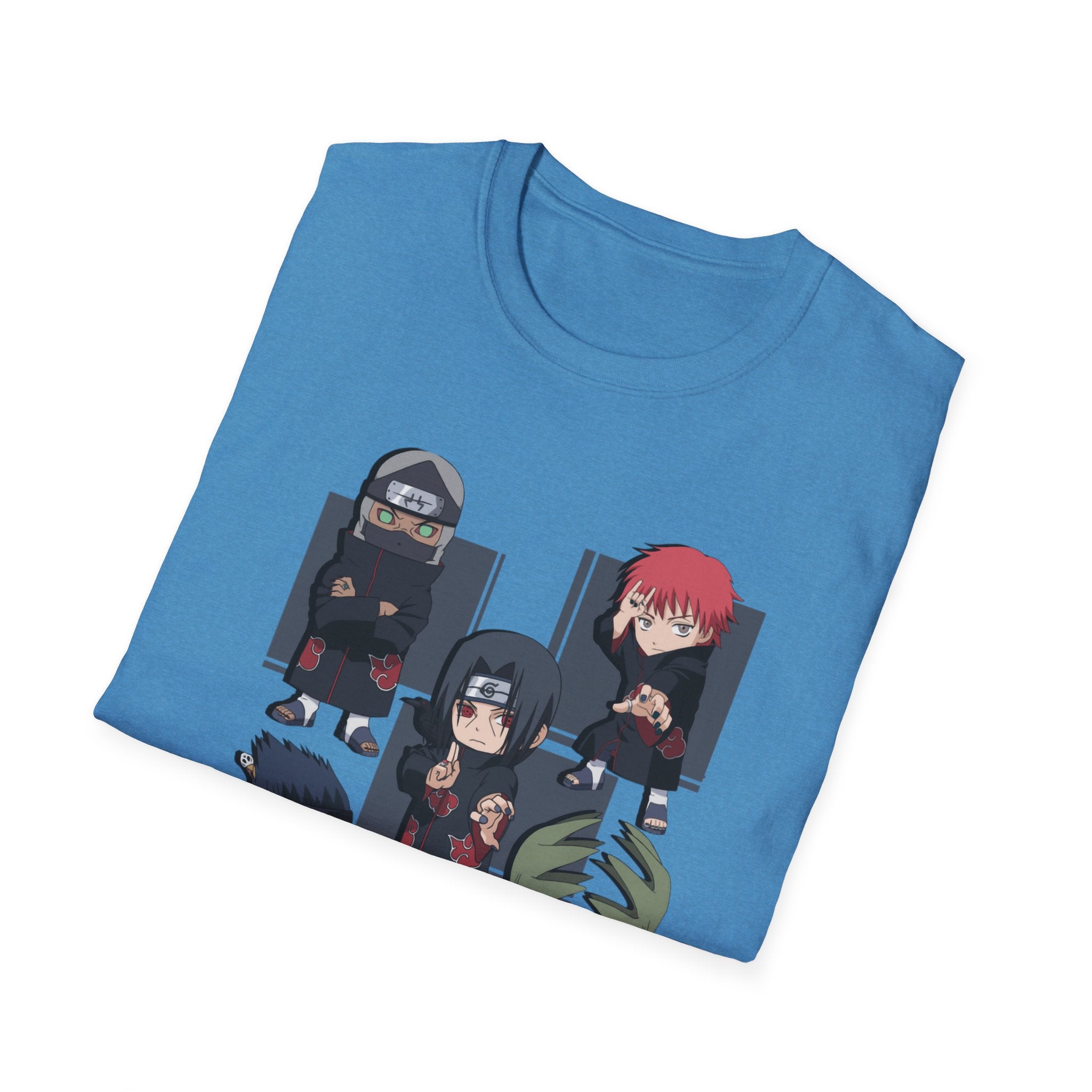 Anime Character Unisex Softstyle T-Shirt - Cool Graphic Tee for Fans