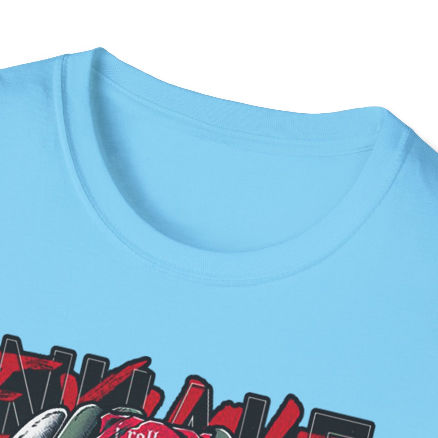 Graphic Unisex Softstyle T-Shirt - 'Exhale' Design