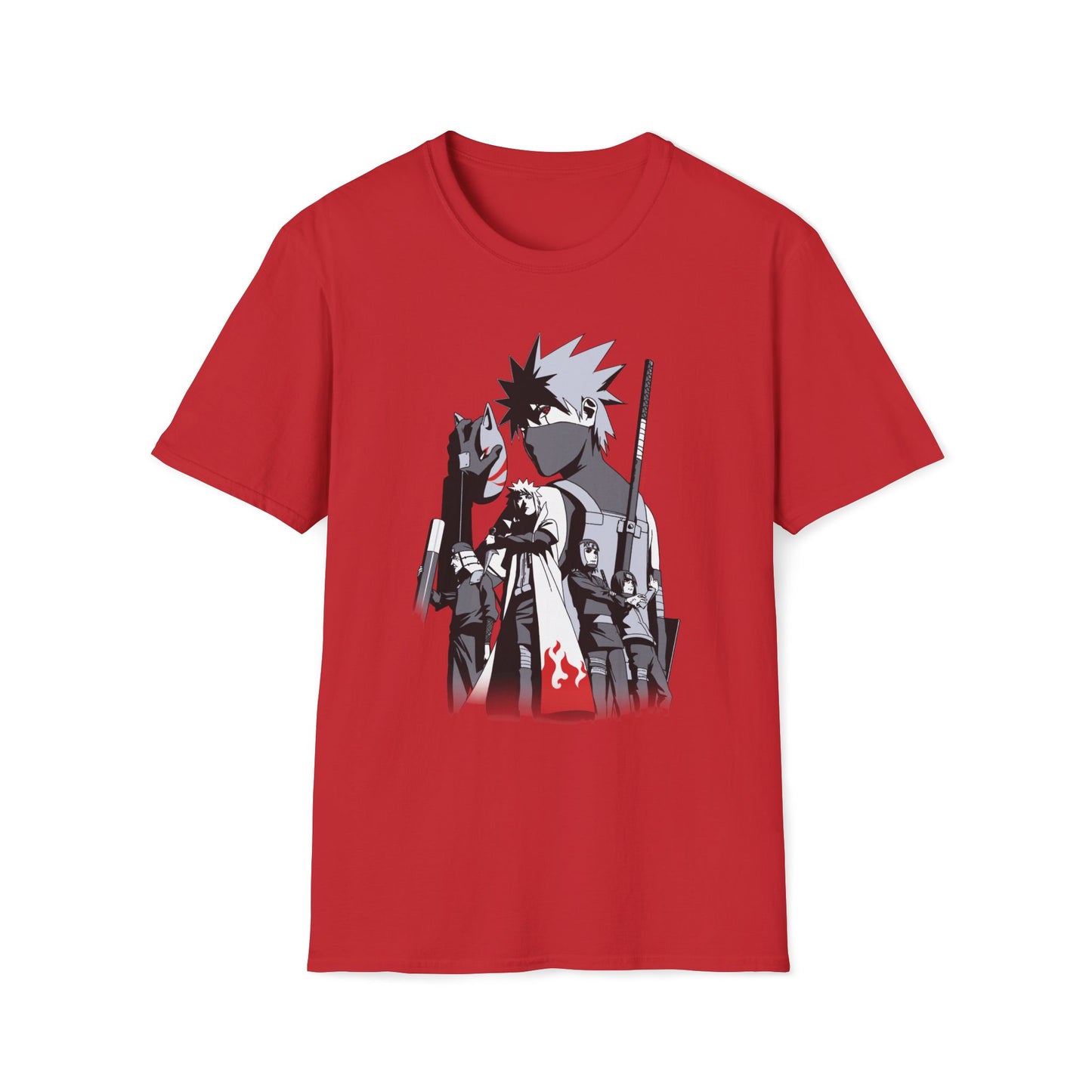 Anime Naurto Inspired Unisex Softstyle T-Shirt - Bold Graphic Design
