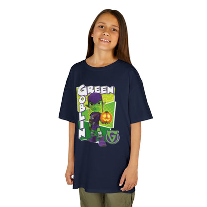 Kids Green Goblin Tee - Fun Halloween T-Shirt for Kids
